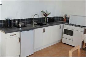 gite kitchen in Brittany